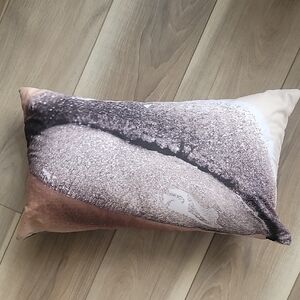 Abstract Glitter Pillow